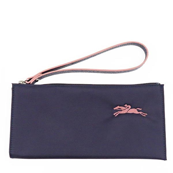LONGCHAMP PLIAGE CLUB NYLON  POUCH CLUTCH WRISTLET l2540 619 2540 PURPLE