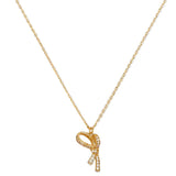 KATE SPADE ALL TIED UP MINI PENDANT NECKLACE GOLD K6910