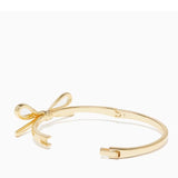 KATE SPADE SKINNY MINI BOW BANGLE BRACELET GOLD