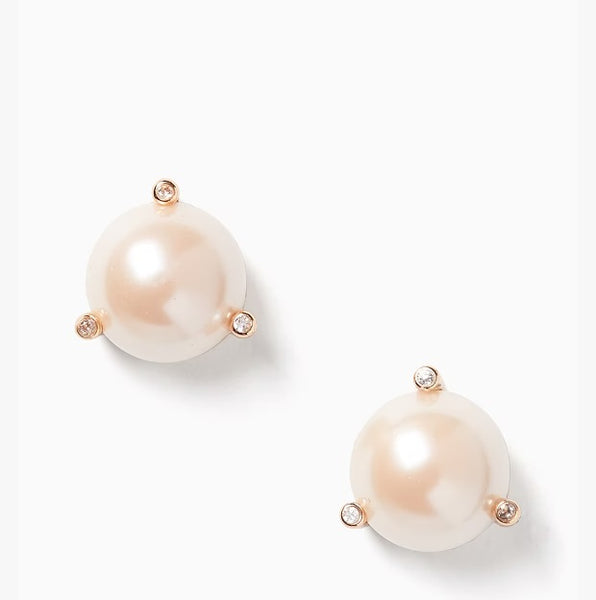 KATE SPADE RISE AND SHINE PEARL STUDS O0RU3079