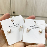 KATE SPADE YOU'RE A GEM TRIANGLE STUDS KK010 PEARL