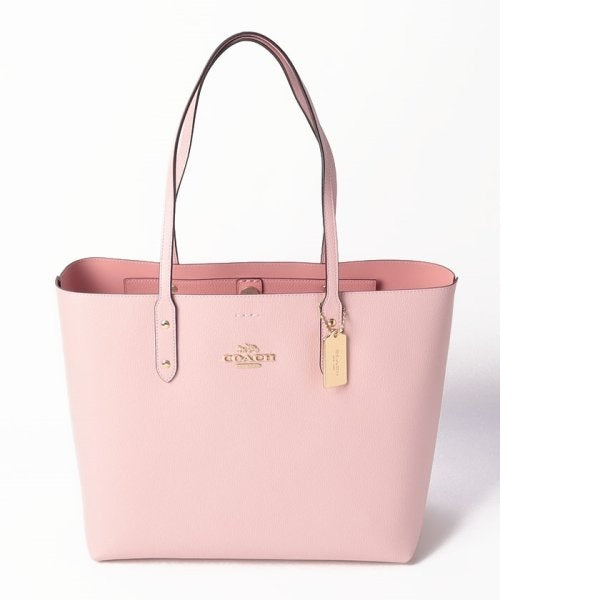 COACH 72673 PEBBLED LEATHER LARGE TOWN TOTE BAG BLUSH PINK