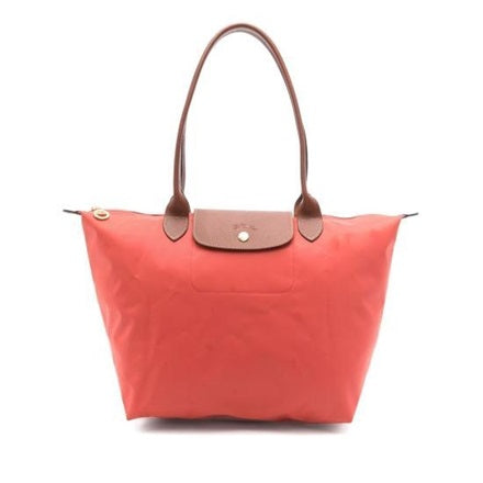 LONGCHAMP LARGE LONG HANDLE SHOPPING BAG LE PLIAGE 1899 089 P94 DARK ORANGE