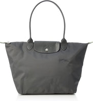 LONGCHAMP LARGE LONG HANDLE SHOPPING BAG LE PLIAGE 1899 919 P66 GREY