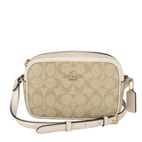 COACH MINI JAMIE CAMERA BAG IN SIGNATURE CANVAS CQ874 KHAKI VANILLA