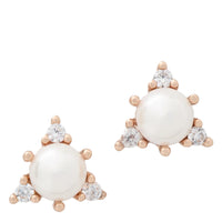 KATE SPADE YOU'RE A GEM TRIANGLE STUDS KK010 PEARL