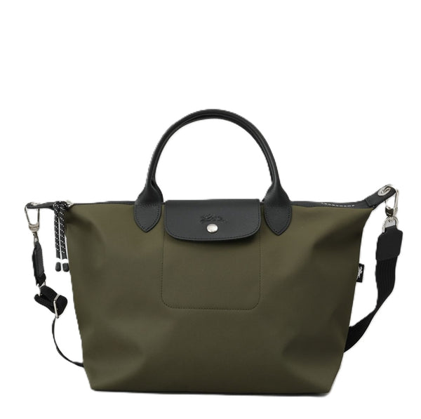 LONGCHAMP LE PLIAGE ENERGY TOP HANDLE BAG L CANVAS – L1515 1515 HSR KHAKI GREEN