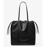 MICHAEL KORS MATILDA LARGE CINCH TOTE BAG BLACK 35T6SMTT9V DRAWSTRING
