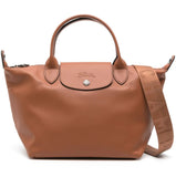 LONGCHAMP LE PLIAGE XTRA "SMALL" SHORT HANDLE WITH SLING 1512 987 504 COGNAC FULL LEATHER