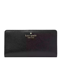 KATE SPADE MADISON LARGE SLIM BIFOLD WALLET KC579 KL366 BLACK