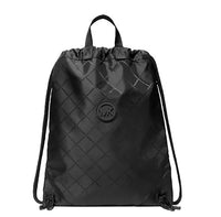 MICHAEL KORS LOGO PRINT DRAWSTRING BACKPACK 37S3LTRB7U BLACK