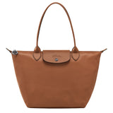 LONGCHAMP LE PLIAGE XTRA SHOPPING BAG MEDIUM  FULL LEATHER L2605 897 5042605 FULL LEATHER COGNAC