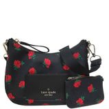 KATE SPADE CHELSEA ROSE TOSS PRINTED CROSSBODY KE437 FLOWER + EXTRA POUCH