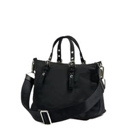 BIMBA Y LOLA MEDIUM BLACK SHOPPER BAG