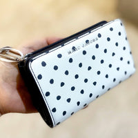 MARC JACOBS SAFFIANO LEATHER BIFOLD WALLET S111M10SP22-116 POLKADOT