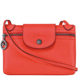 LONGCHAMP LE PLIAGE XTRA MINI CROSSBODY FULL LEATHER 10188 987 017 ORANGE