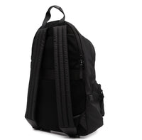 AGNES B LARGE BACKPACK NH02M-02 NYLON BLACK LAPTOP COMPARTMENT