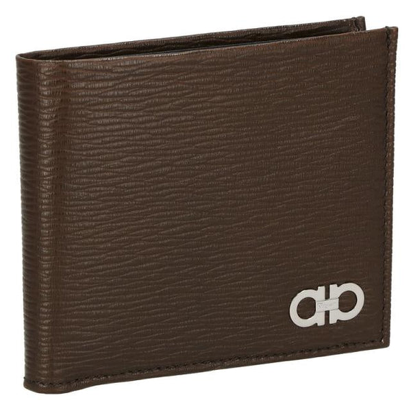 SALVATORE FERRAGAMO GANCINI MEN BIFOLD WALLETCOIN POUCH