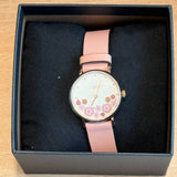 COACH PERRY WOMEN'S WATCH FLORAL 14503769 PINK LEATHER STRAP