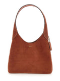COACH BROOKLYN 28 HOBO BAG SUEDE COW LEATHER BROWN  CW637 B4AY