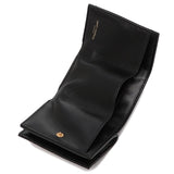 YSL SAINT LAURENT QUILTED MONOGRAM CASANDRE 668274 WALLET BLACK