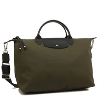 LONGCHAMP LE PLIAGE ENERGY TOP HANDLE BAG L CANVAS – L1515 1515 HSR 092 GREEN KAKI