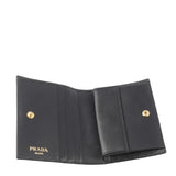 PRADA VITELLO MOVE SMALL WALLET 1MV204 BLACK BOXED