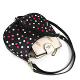 KATE SPADE NEW YORK STACI CROSSBODY KA190 BLACK POLKADOT