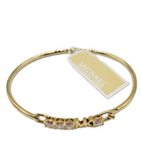 MICHAEL KORS BOXED RHINE STONE BANGLE BRACELET GOLDEN MKJX7316710