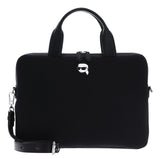 KARL LAGERFELD IKONIK LAPTOP BAG CROSSBODY BLACK