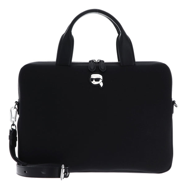 KARL LAGERFELD IKONIK LAPTOP BAG CROSSBODY BLACK