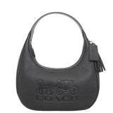 COACH CARMEN SHOULDER BAG FULL LEATHER BLACK CR151