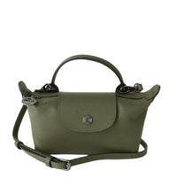 LONGCHAMP LE PLIAGE XTRA XS POUCH LEATHER CROSSBODY  34205 987 549 GREEN