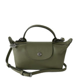 LONGCHAMP LE PLIAGE XTRA XS POUCH LEATHER CROSSBODY  34205 987 549 GREEN