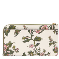 KATE SPADE LUCY FLOWER FLORAL LARGE L-ZIP MERINGUE MULTI KL855