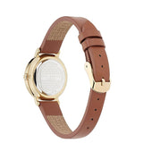 TED BAKER BOXED WOMEN BROWN LEATHER WATCH