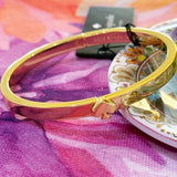 KATE SPADE EVERYDAY SPADE THIN METAL BANGLE BRACELET O0RU3143 GOLD
