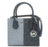 MICHAEL KORS WOMEN'S MERCER MEDIUM COLOR-BLOCK LOGO CROSSBODY BAG NAVY MULTI 35F4SM9M2B
