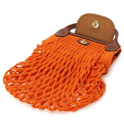 LONGCHAMP LE PLIAGE XS FILET TOP HANDLE BAG 10139 HVH 217 ORANGE