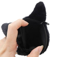 STUDIO GHIBLI FROM JAPAN MINI GAMAGUCHI JIJI 5" PLUSH COIN PURSE KIKI’S DELIVERY SERVICE