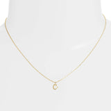 KATE SPADE BOXED KATE SPADE NECKLACE C LETTER ONE IN A MILLION GOLDEN