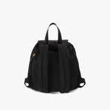 AGNES B. VOYAGE SMALL NYLON DRAWSTRING BACKPACK P571VN01 BLACK