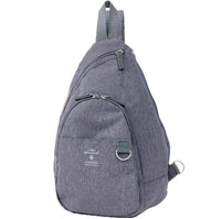 ANELLO  FROM JAPAN SLING BAG CROSSBODY (HAS BACK ZIP) GREY