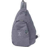 ANELLO  FROM JAPAN SLING BAG CROSSBODY (HAS BACK ZIP) GREY