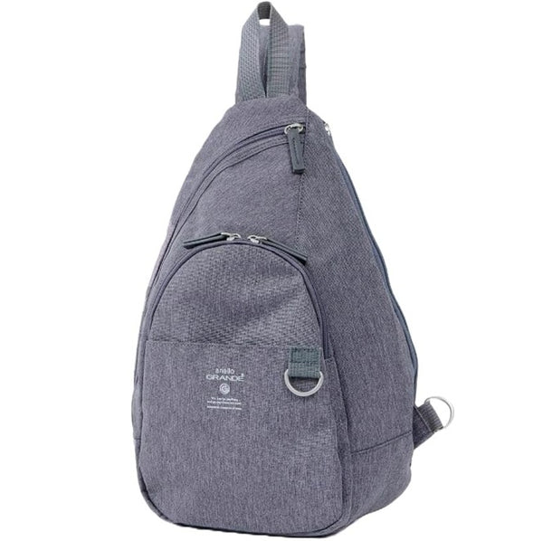 ANELLO  FROM JAPAN SLING BAG CROSSBODY (HAS BACK ZIP) GREY