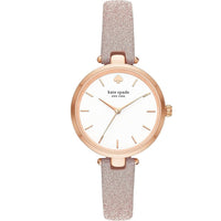 KATE SPADE NEW YORK HOLLAND THREE-HAND ROSE GOLD-TONE BOXED