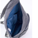 ANELLO  FROM JAPAN SLING BAG CROSSBODY (HAS BACK ZIP) GREY