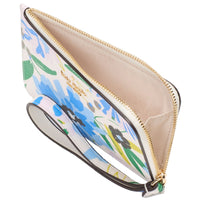 KATE SPADE SMALL WRISTLET LUCY SMALL L-ZIP WRISTLET FLOWER KK935