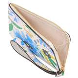 KATE SPADE SMALL WRISTLET LUCY SMALL L-ZIP WRISTLET FLOWER KK935