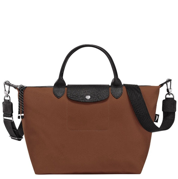 LONGCHAMP LE PLIAGE ENERGY TOP HANDLE BAG L CANVAS – L1515 1515 HSR 203 CHOCOLATE